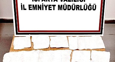 Isparta'da 3 kişi uyuşturucu sebebiyle tutuklandı