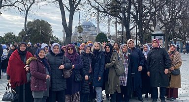 İstanbul'un tarihi ve turistik yerlerini gezdiler