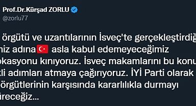 İYİ Parti'den, İsveç'teki PKKYPG provokasyonlarına kınama
