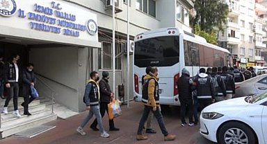 İzmir'de organize ve mali suçlarla mücadele çerçevesinde 222 şüpheli tutuklandı