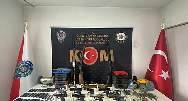 İzmir'de tabanca imalatı operasyonu: 4 gözaltı