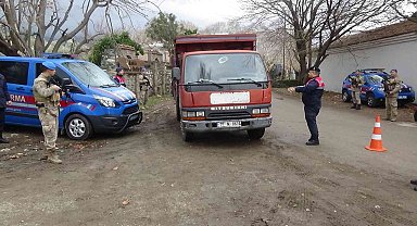 Jandarma'nın sıkı mesaisi zeytin hırsızlarına göz açtırmadı