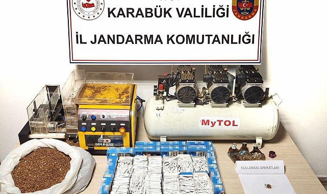 Jandarmadan uyuşturucu ve kaçak tütün operasyonu