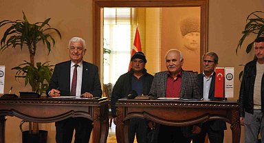 Kaba yem üretimi için 55 dönümlük arazi üreticilere tahsis edildi