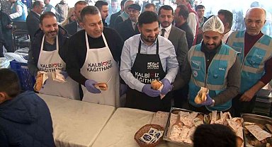 Kağıthane'de 20 bin kişiye balık ekmek dağıtıldı