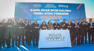 Kamil Ocak Kapalı Spor Salonu'nun temeli atıldı
