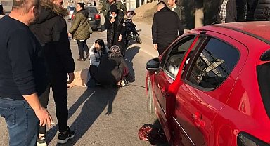 Karabük'te yayaya otomobil çarptı