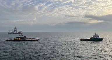Karadeniz Gazını dağıtacak ikinci hazne de denize indirildi