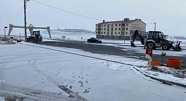 Karlıova, bir hafta sonra yeniden beyaza büründü