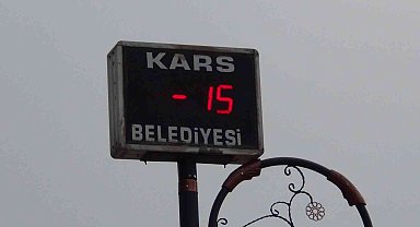 Kars'ta soğuk etkili oluyor
