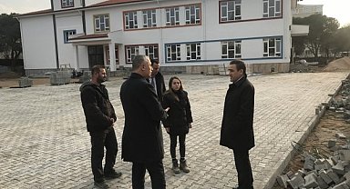 Kaymakam Memiş okul inşaatlarında inceleme yaptı