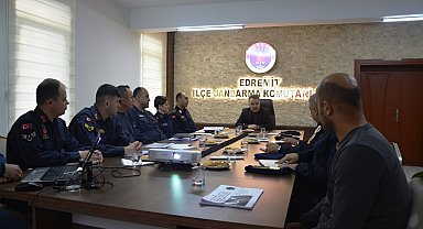 Kaymakam Odabaş başkanlığında, 2022 yılı asayiş değerlendirilme toplantısı yapıldı