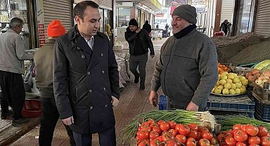 Kaymakam Partal, esnaflarla bir araya geldi