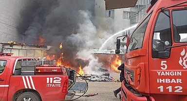 Keşan'da korkutan yangın