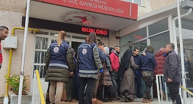 Kilis'te 10 düzensiz göçmen daha yakalandı