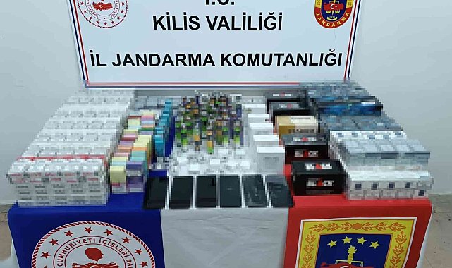 Kilis'te 690 paket kaçak sigara ele geçirildi