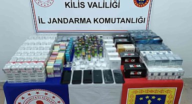 Kilis'te 690 paket kaçak sigara ele geçirildi