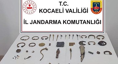 Kocaeli'de Roma ve Bizans dönemine ait objeler ele geçirildi