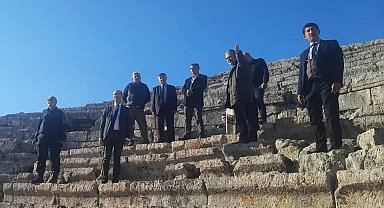 Köyceğiz Kaunos Antik Kenti'nde incelemelerde bulunuldu