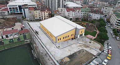 Küçükköy yarı olimpik yüzme havuzu açılış için gün sayıyor