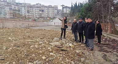 Kültür merkezi yapılacak alanı incelediler