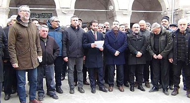 Kur'an-ı Kerim'in yakılmasına Kars'ta tepki