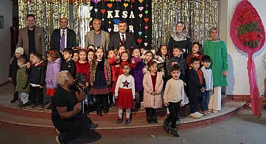 Kur'an Kursu öğrencilerinden dönem sonu etkinliği