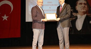 Kütahya 30 Ağustos Organize Sanayi Bölgesi'ne teşekkür belgesi
