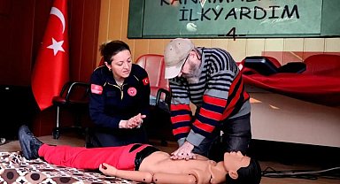 Kütahya İl Sağlık Müdürlüğü personeline İlkyardım eğitimi
