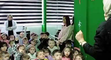 Kütahya'da kreş ve gündüz bakım evi öğrencilerine eğitim