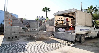 Manavgat Belediyesi sarılar pazarını yeniliyor