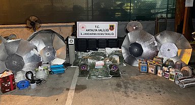 Manavgat'ta uyuşturucu operasyonu