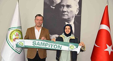 Manisa BBSK, şampiyon okçusu Yıldır'a teşekkür etti