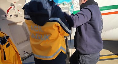 Mardin'de uçak ambulans Zehra bebek için havalandı