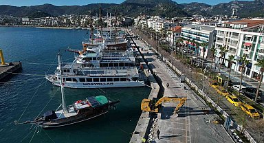 Marmaris Limanı yenilenen yüzüyle hizmet verecek
