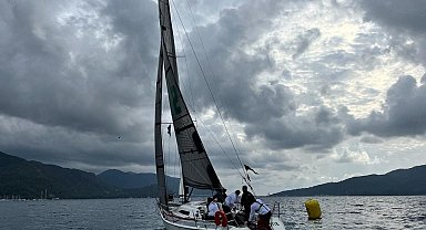 Marmaris'te yat yarışlarının ilk günü tamamlandı