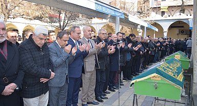 MHP'li eski vekilin ağabeyi ve yengesi son yolculuğuna uğurlandı