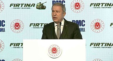 Milli Savunma Bakanı Akar: "Fırtına Obüsleri şanlı ordumuzun gücüne güç katacak"