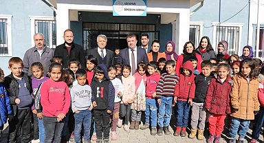 Müdür Aşçı, köy okullarında incelemelerde bulundu