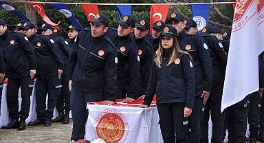 Muğla Büyükşehir Belediyesi itfaiye erleri yemin etti
