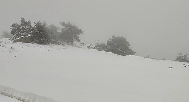 Muğla'da kar yağışı
