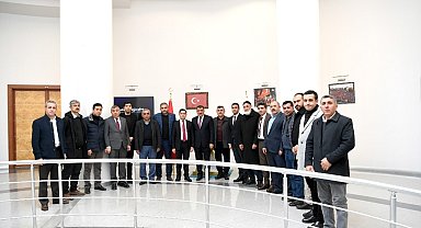 Muhtar Derneklerinden Başkan Gürkan'a ziyaret