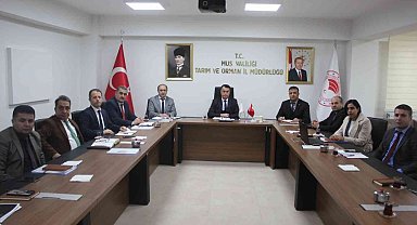 Muş tarımının koordinasyon toplantısı yapıldı