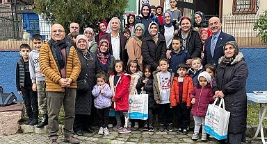 Öğrencilere eğitim setleri verildi