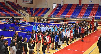 Okul Sporları Masa Tenisi Grup Müsabakaları Karabük'te başladı