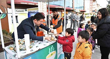 Ordu'da 800 ilkokul öğrencisine çorba ikramı