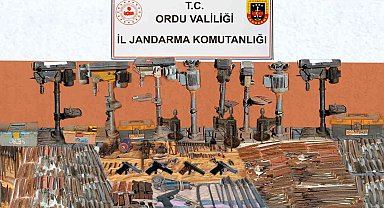 Ordu'da jandarmadan kaçak silah operasyonu: 9 şüpheli yakalandı