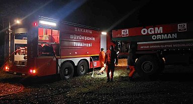 Ormanlık alanda çıkan yangın söndürüldü