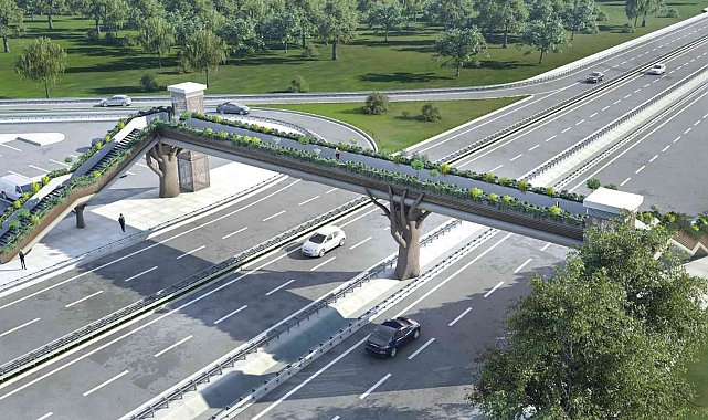 Ormanya'ya doğa temalı üst geçit