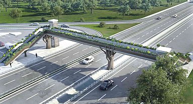 Ormanya'ya doğa temalı üst geçit